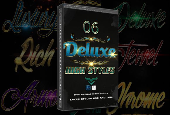 Download Deluxe High Styles Text Effect Photoshop - Hot Collection