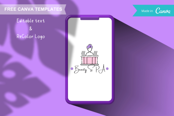 Download Canva Logo Templates - Hot Shower Relax - Hot Collection