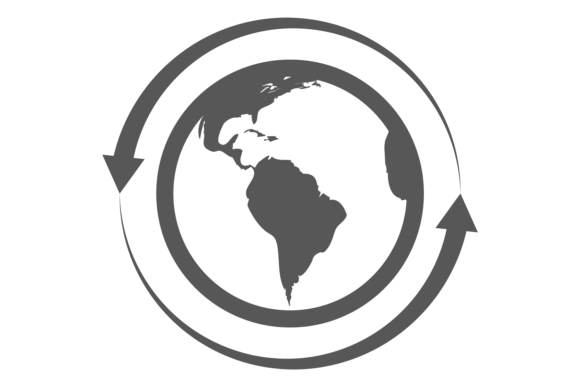 Download Orbiting Icon. Circular Motion Around Wo - Motion Collection