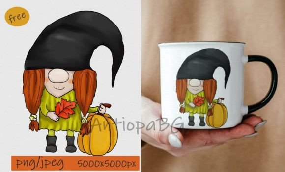 Download Fall Gnome Girl - Premium Resources