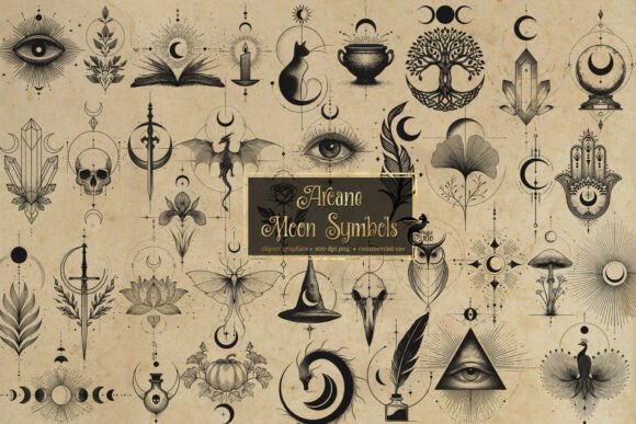 Download Arcane Moon Symbols PNG - Symbol Collection