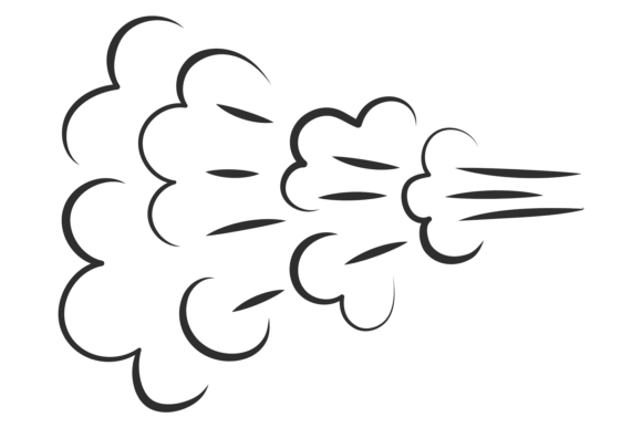 Download Air Motion Comic Effect. Speed Gas Icon - Motion Collection